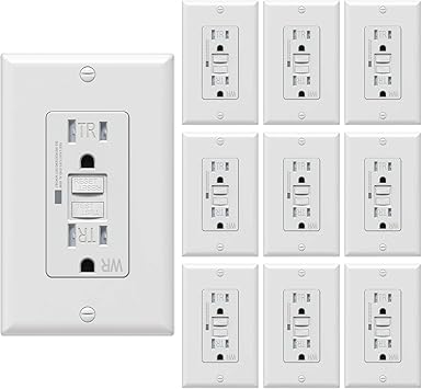 10 Pack Webang Gfci Outlets Tamper Resistant And Weather