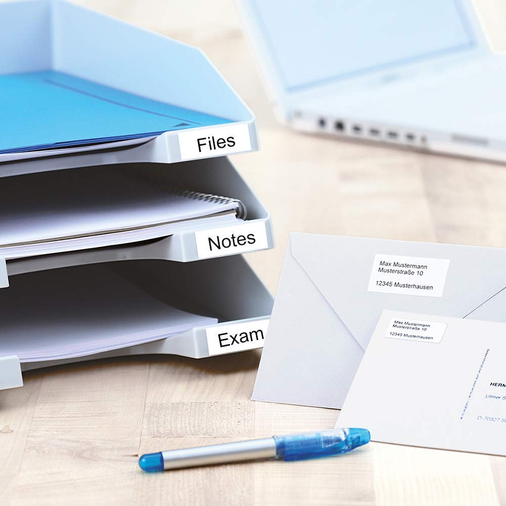 3 Etikettenband kompatibel für Dymo Letratag 91201 Plastic Label Tapes for LT-100H LT-100T LT-110T QX50, XR, XM,200B 2000 Plus Label Beschriftungsgerät Schwarz auf Weiß