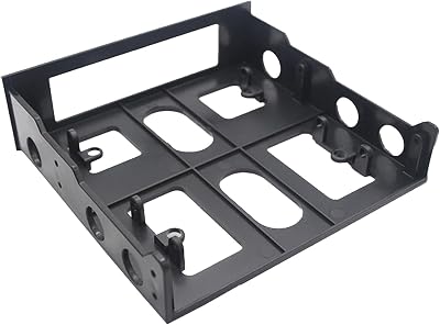 Lily Brown 5.25 to 3.5 Drive Bay Adapter Front Mounting Bracket Floppy Optical