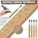 Natural Carved Bamboo Toothbrushes for Adults | Activated Charcoal Soft BPA Free Nylon Bristles for Teeth Whitening & Whitening Gums | Smooth Comfortable Biodegradable Design Handle | Pack of 4 Dental
