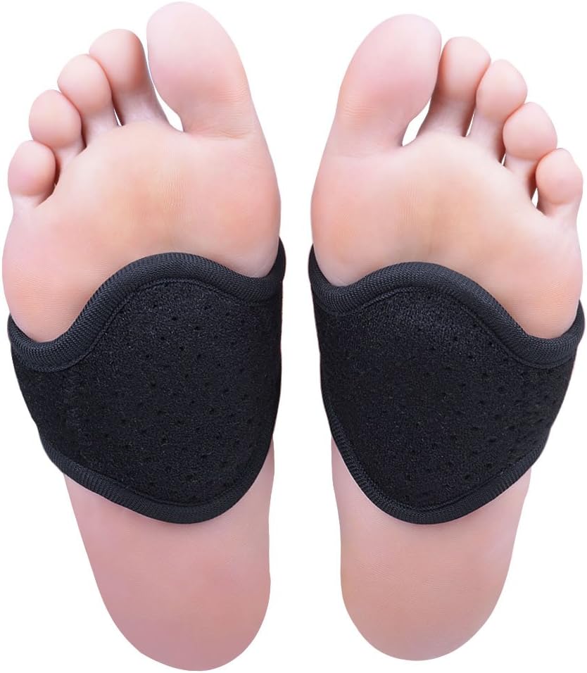 Arch Support Brace, 1 Pair Compression Fasciitis Cushioned Support Sleeves, Plantar Fasciitis Foot Relief Cushions for Plantar Fasciitis, Fallen Arches, Achy Feet Problems Fits Men and Women: Health & Personal Care