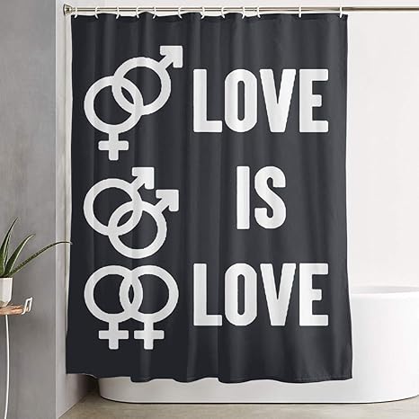 Sangeigt Shower Curtains Bath Curtain Gay Lesbian Limited