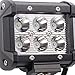 Bangbangche 126W 20'' Flood Combo CREE Bar and 4X 4'' 18W Spot Led Pods Fog Lights, Waterproof Super Bright, Jeep Wrangler Boat Truck Tractor Trailer Off-Road