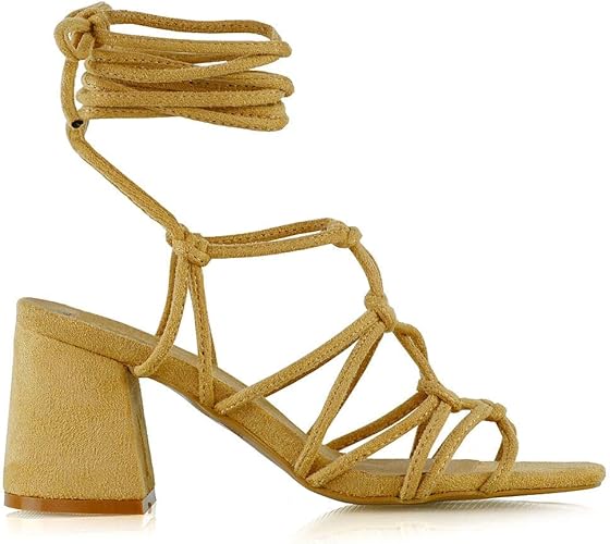 caged shoes low heel