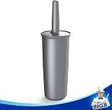 MR.SIGA Toilet Bowl Brush and Holder Gray 1 Pack view 6