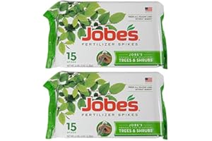 Jobe's Tree Fertilizer Spikes, 16-4-4 Time Release Fertilizer for All Shrubs & Trees, 30 Spikes in Package