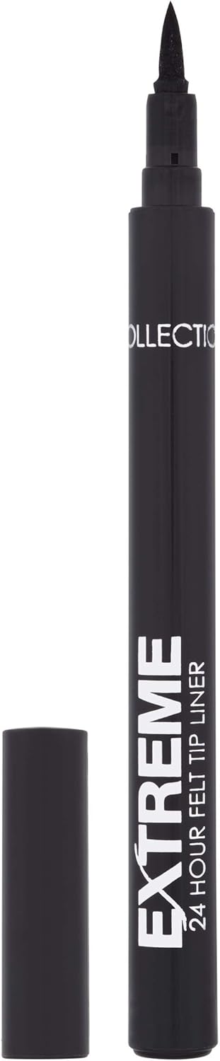 Collection Cosmetics 24hr Felt Tip Liner, Fast Drying - Night and Day Wear, 1.5g, Black, Gel, 7.8 g (Pack of 1) - Image 3