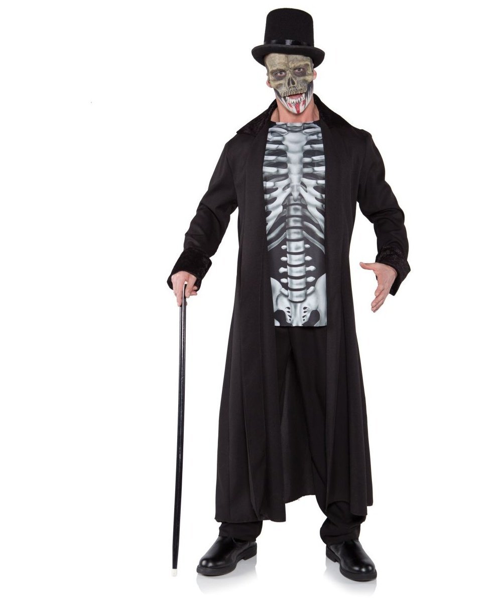 De los hombres esqueleto disfraz, diseño de calavera Master