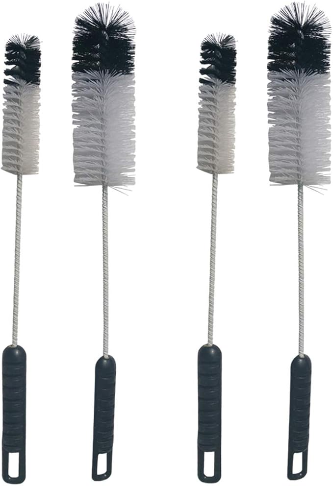 NewFerU Wire Bottle Cleaning Brush Set Small Large Thin