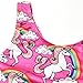 One Piece Swimsuits Teen Girl Unicorn Kid Beach Wear Cross Back Swimwear