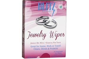 JEWELRYSUPPLY Disposable Jewelry Wipes - Designed to Clean Gold, Sterling Silver and Platinum.