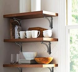 NACH Industrial Shelf Brackets 10 inch, Decorative