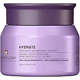 Pureology Hydrate Hair Treatment Mask - Deep Conditioning Mask, For Dry or Color-Treated Hair, Instant Shine & Detangling