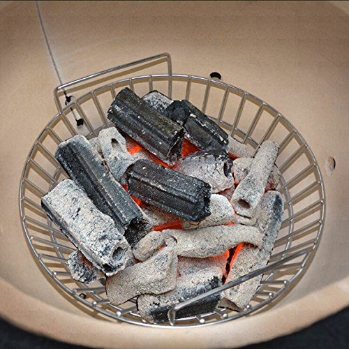Onlyfire Stainless Steel Charcoal Ash Basket For Large BGE & Kamado Joe Grills