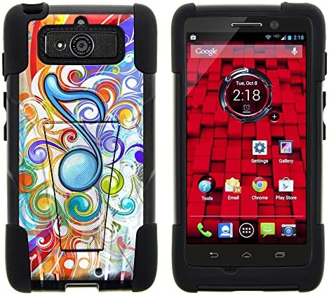 Droid Mini Case, Dual Layer Shell Strike Impact Kickstand Case with Unique Graphic Images