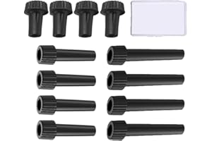 ZO.YEHAA 12 Pieces 3 Assorted Size E26 Lamp Turn Knob On/Off Replacement, Light Lamp Turn Switch Knobs Socket Knob with Storage Case