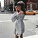 Women Dress,IEason Womens Holiday Off Shoulder StripeParty Ladies Casual Dress Long Sleeve Dress (S, Black)