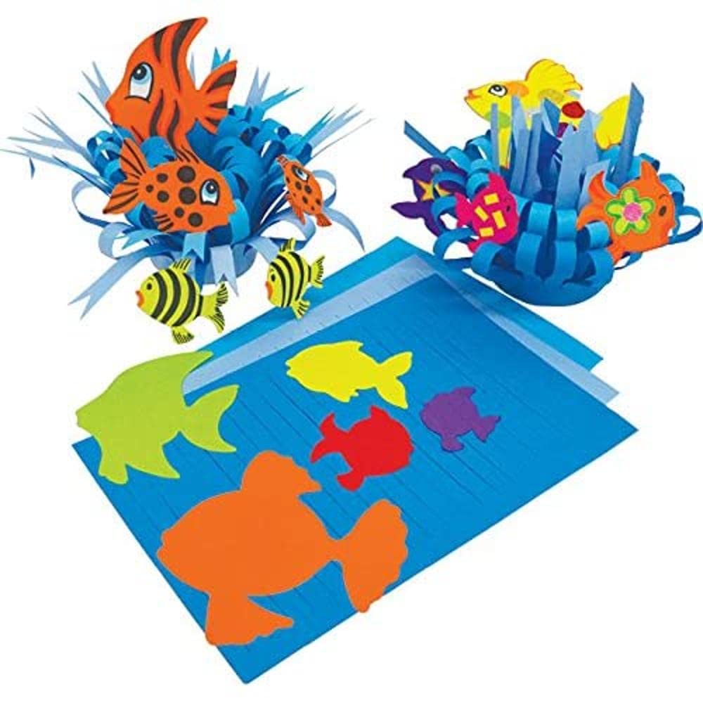 Springboard Habitat Bursts Craft Activity Pack - Under the Sea (Pack of 30)