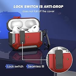 RFUNGUANGO for AirPods Pro Case Cover with Cleaner