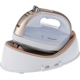 Panasonic NI‑QL2000N Cordless Advanced Ceramic Quilting Iron – 1700 W Freestyle 360° Steam & Dry Iron for Quilting, Crafts & 