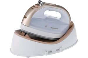 Panasonic NI‑QL2000N Cordless Advanced Ceramic Quilting Iron – 1700 W Freestyle 360° Steam & Dry Iron for Quilting, Crafts & 