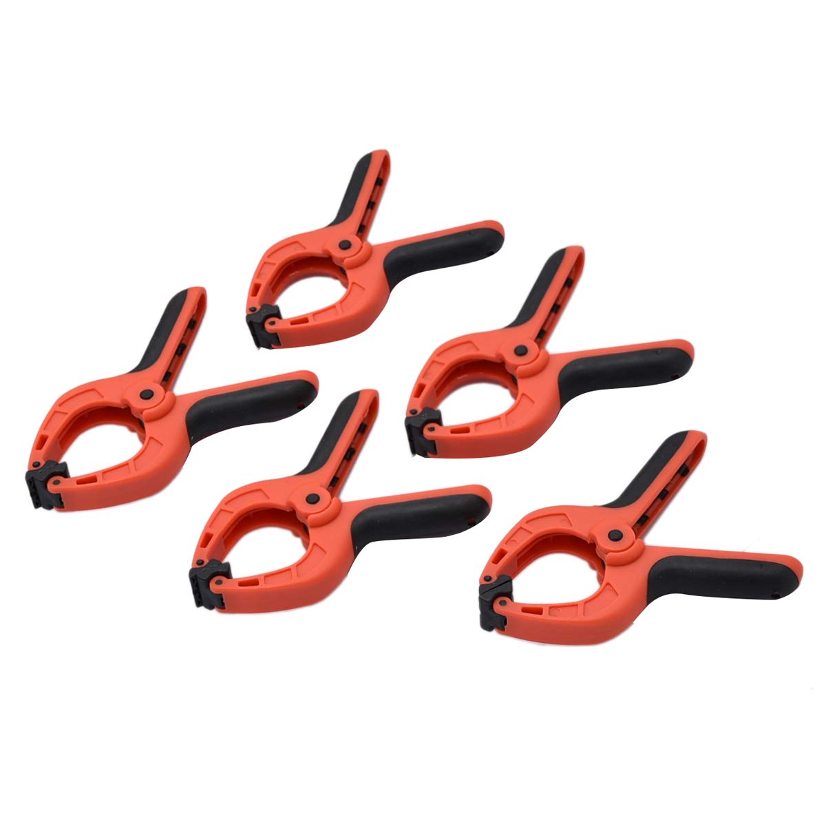 Amtech S2953 Spring Clamp Set, 5 Piece Heavy Duty 3” Clamps for Quick Clip Duties