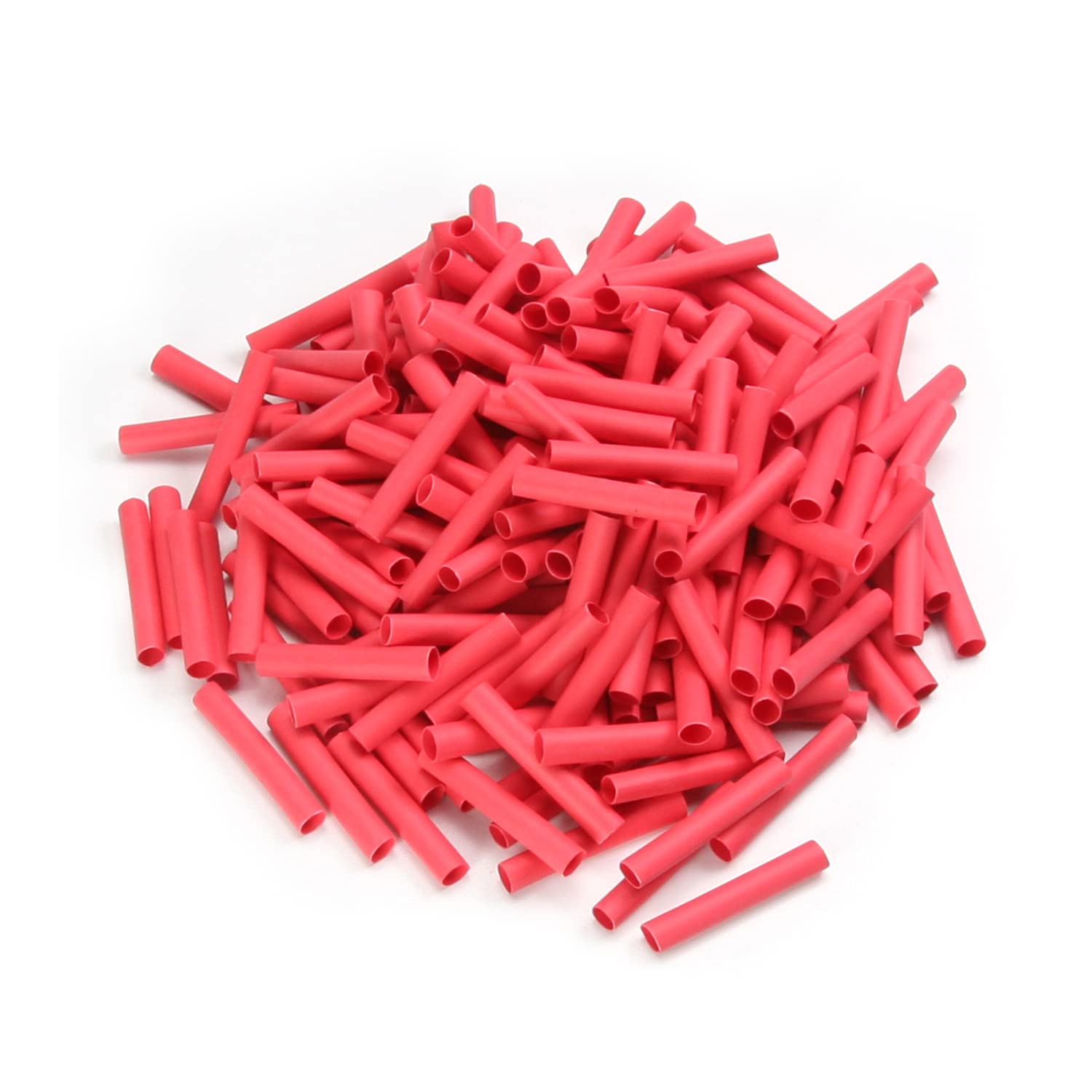 Othmro 800pcs Heat Shrink Tubing, Electric Insulation Tube Ratio 2:1, 3mm Dia Electrical Wire Cable Wrap Heat Sleeving Tube, 25mm Length, Red