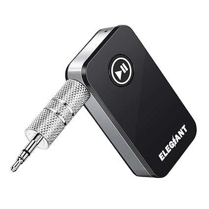 ELEGIANT Bluetooth Empfänger Adapter Audio 4.1 Drahtlos Receiver Tragbare Audiogeräte für KFZ Auto HiFi Lautsprechersystem He