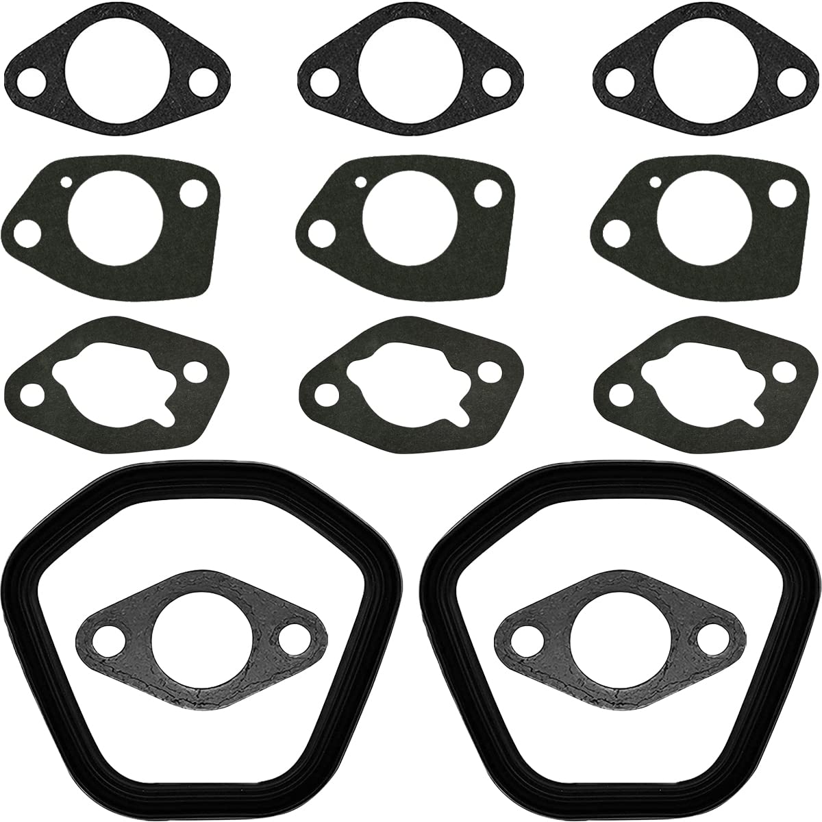 ZAMDOE Carburetor Gasket kit for Honda GX390 GX340 Gx420 Gx460 clones EU EM EB 5000 6500 for Predator 420cc 389cc 396cc Engines, with Muffler Intake Valve Cover Gasket