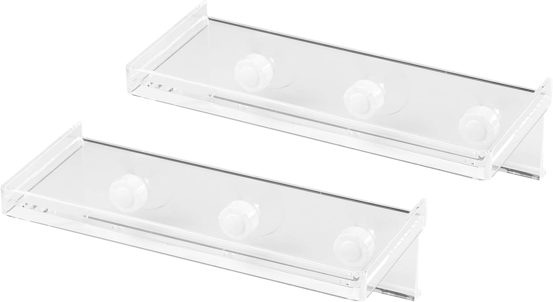 Mardili Large Window Sill Suction Cup Shelf,10 Inches, A Pair