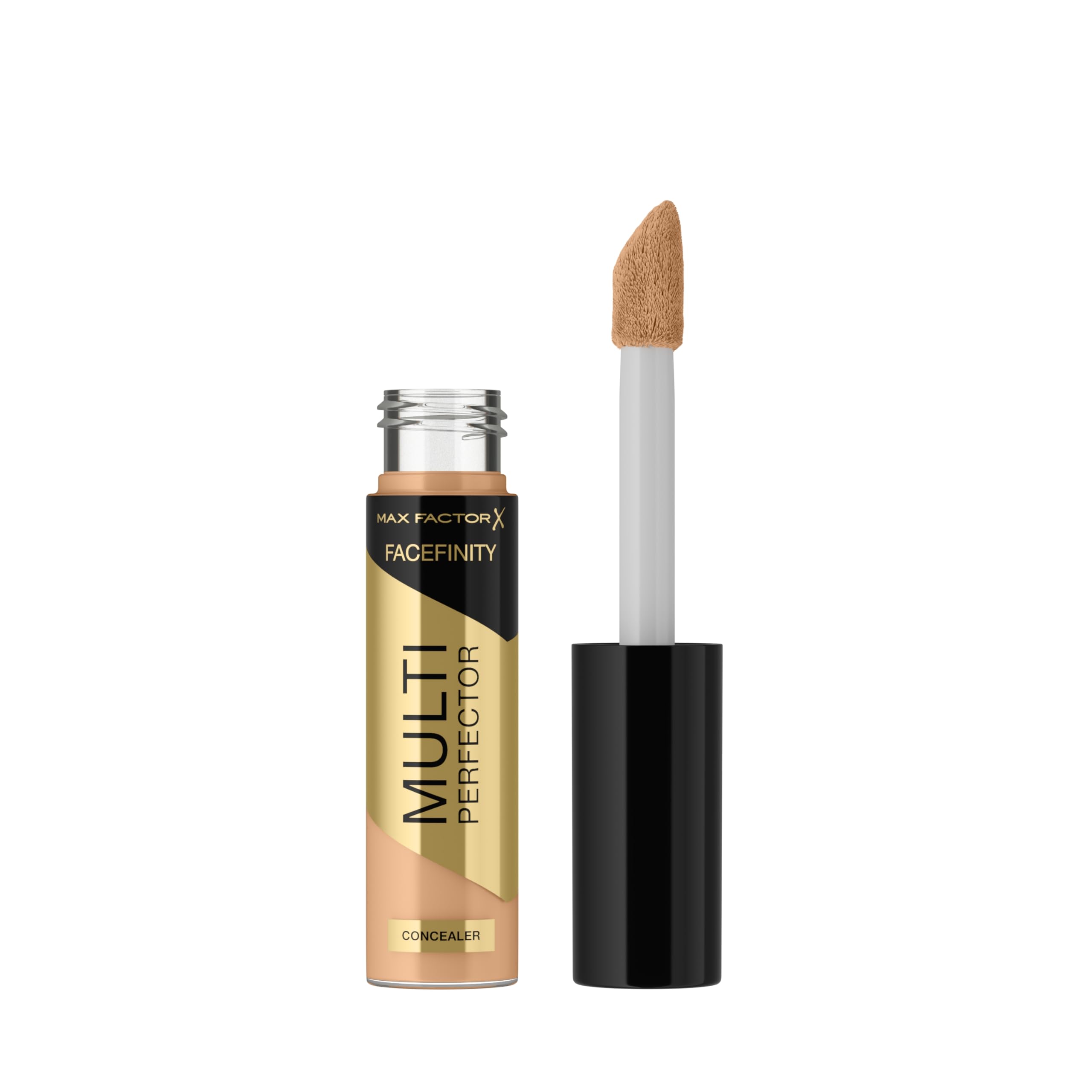 Max Factor Facefinity Multi-Perfector Concealer, All In One, Conceal Imperfections, Instant Brightening, Natural Finish, Lightweight, Vegan, Customisable Coverage - 3C, 11ml