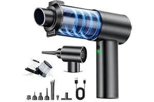 Handheld Car Vacuum Cleaner Cordless,15000Pa Rechargeable Car Vacuum Cordless Powerful with Brushless Motor & Double-Layer Fi