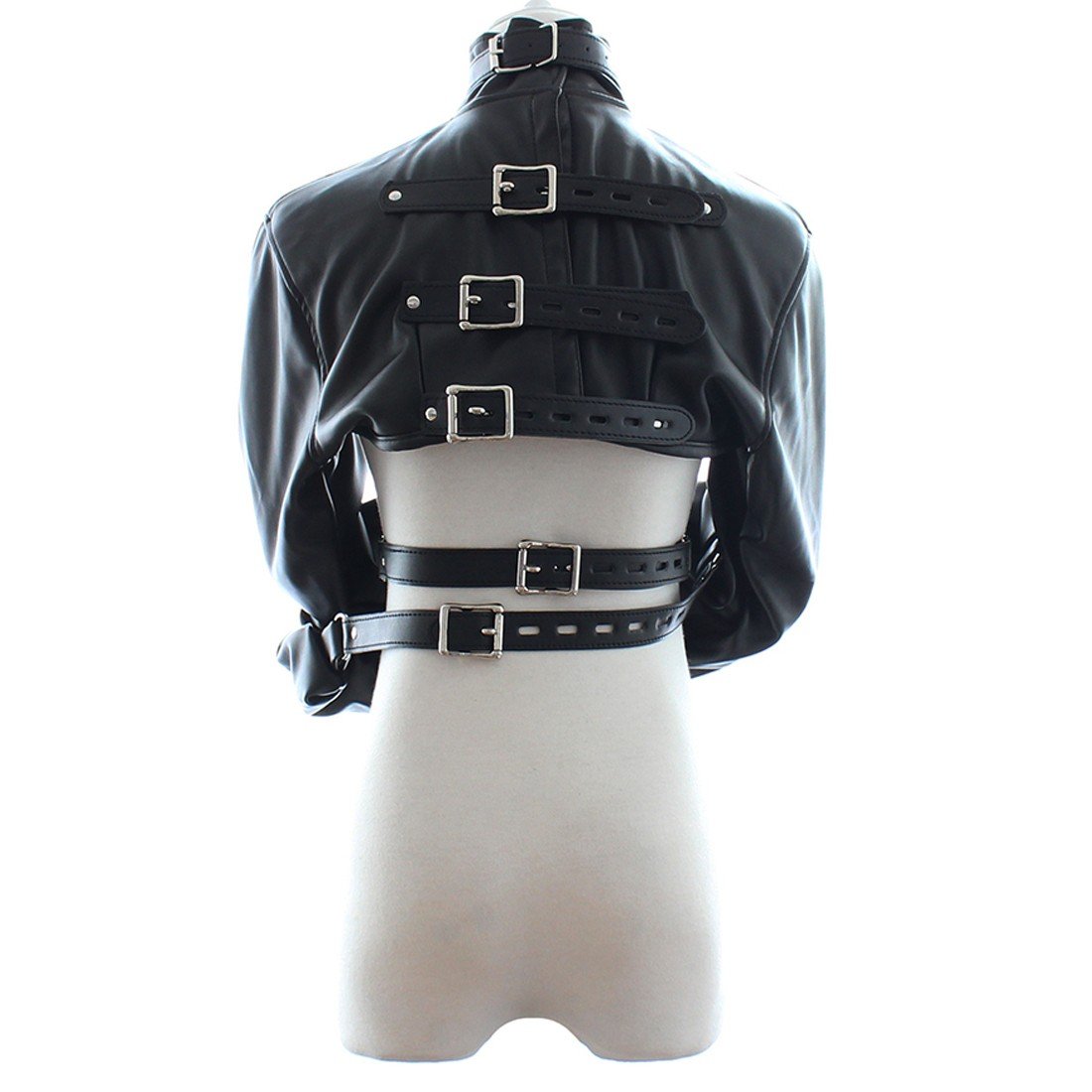 iiniim PU Leather Straitjacket Strict Bandage Kinky Fancy Straight
