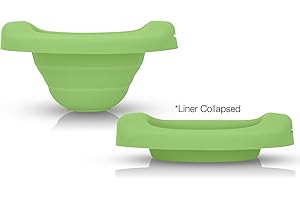 Reusable Collapsible Travel Potty Liner : Kalencom Potette Plus Potty Liner For Home Use With The 2-in-1 Potette Plus Potty (sold separately) (Green)
