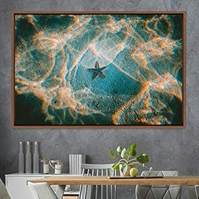 signwin Framed Canvas Wall Art Coastal Freedom Aerial...