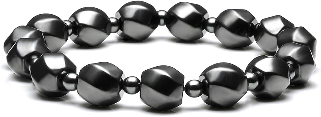 Jovivi 8mm Bracelet En Aimant Tourdu Magnetique Chakra Perles D Energie Pierre Precieuse Extensible Elastique Tibetain Bouddhiste Unisexe Amazon Fr Bijoux