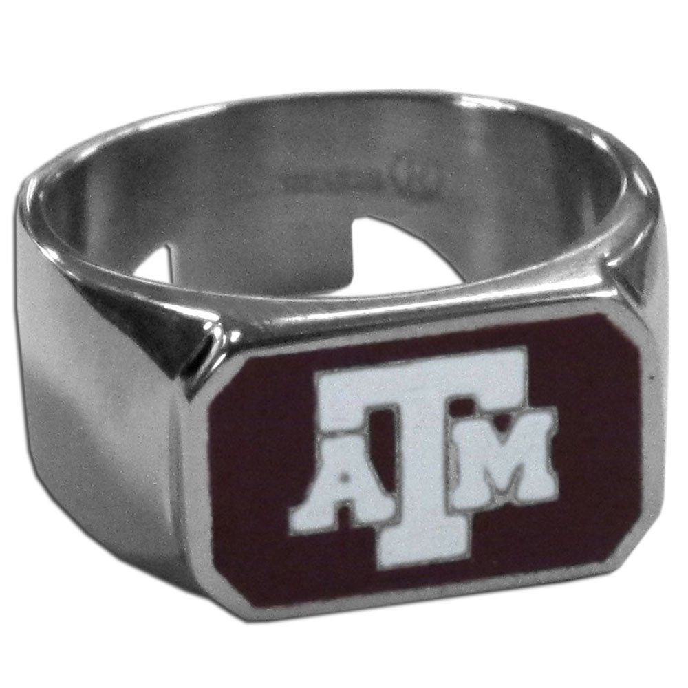 Siskiyou Sports NCAA Texas A & M Aggies Steel Bottle Opener, Ring Size 12