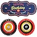 Kids Birthday Decorations under 10 Boys - Birthday Party Supplies for Kids All in One Pack - Navy Blue by K-F Decorations