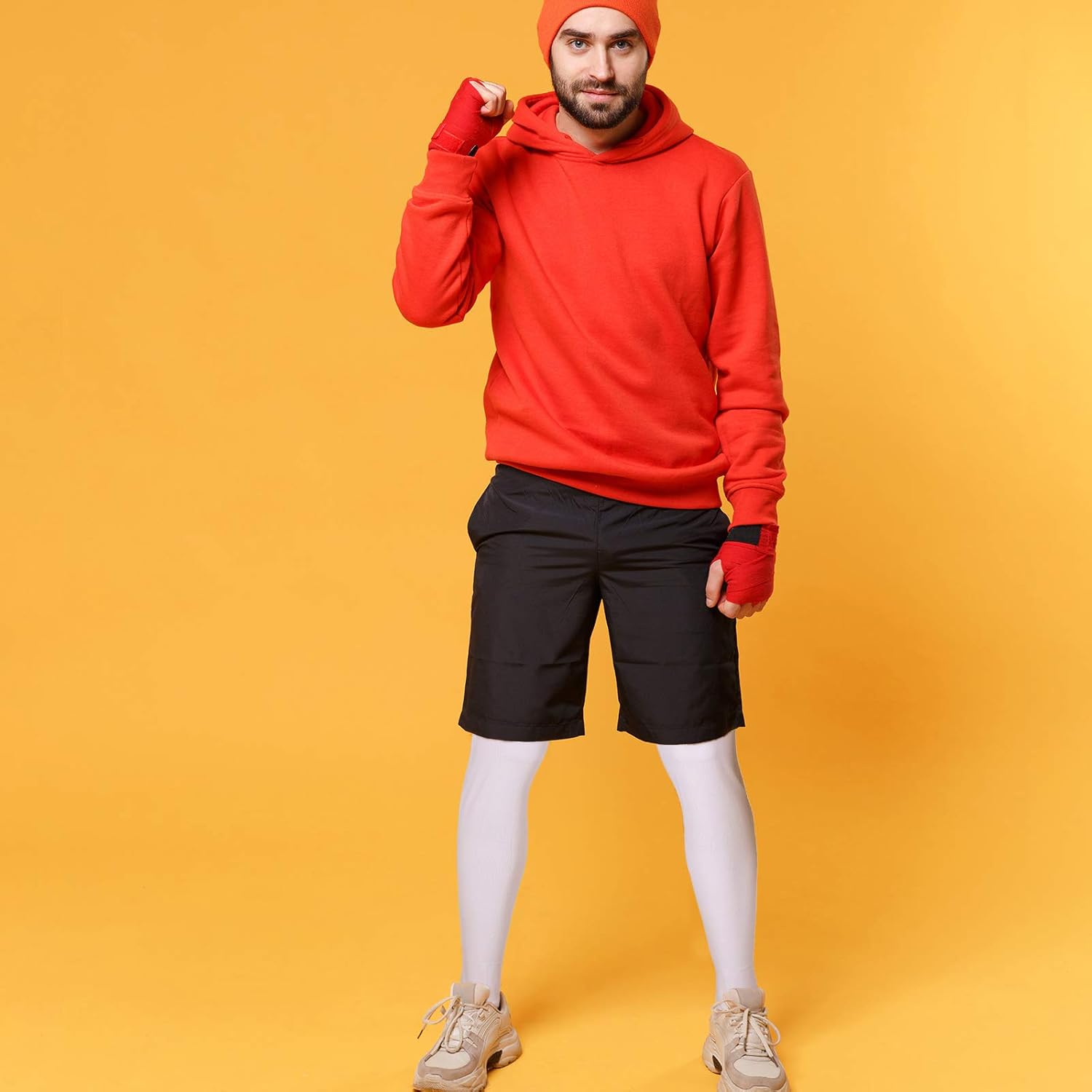 3 Pairs Full Compression Leg Sleeves UV Protection Outdoor Sports Cycling: Clothing