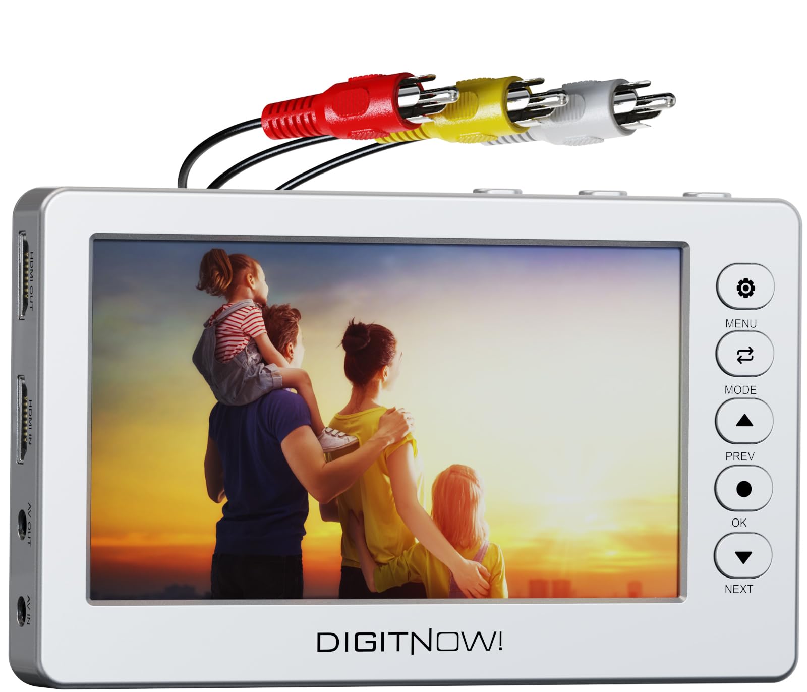 VHS to Digital Converter, Video to Digital Converter,1080P Video Converter Machine, Analog to Digital Converter, Video Audio Recording from VCR, VHS, DVD, Mini DV, Tapes, Hi8, Camcorders
