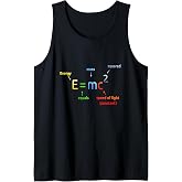 E Equals M C Squared E=MC2 Science Equation Tank Top