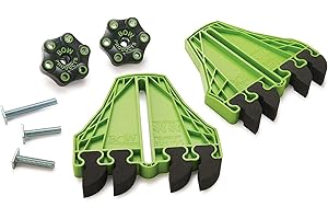 BOW Products FencePRO FP4 - Featherboard for Table Saws - EVA Feathers That Reduce Kickback - for Use on Fences for Table, Ro