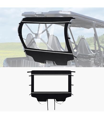Puig 21060H Batwing Windschutzscheibe – Getönt, Für Custom Motorräder (SML Größe)