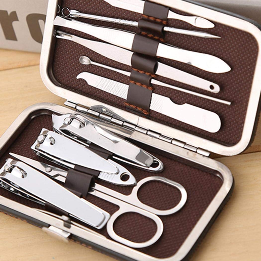 Zimrio 10pcs manucure pédicure ongles soins set coupe-ongles nipper cutter kit Accessoires de décoration pour nail art