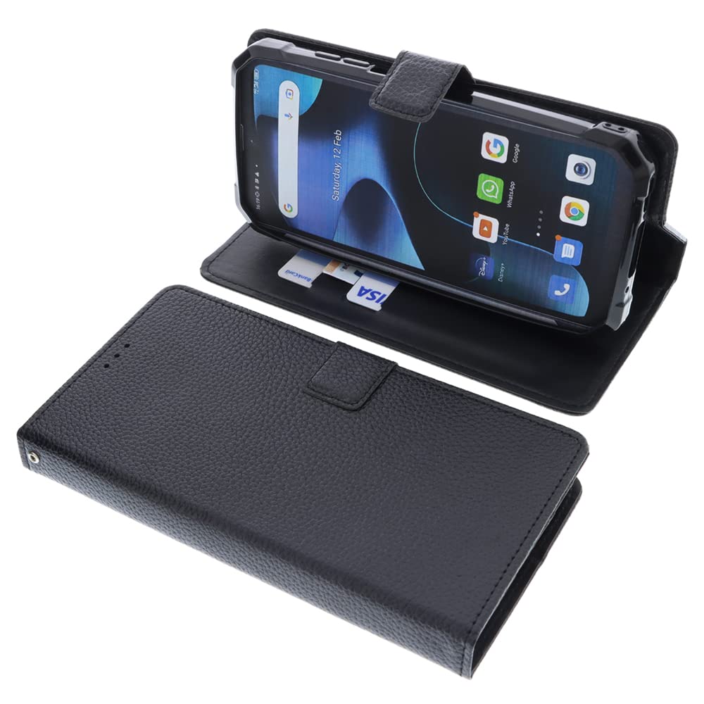 foto-kontor Cover compatible with Blackview BV8800 book-style black case