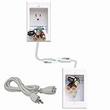 PowerBridge ONE-CK Single Outlet TV Cord Hider for
