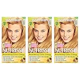 Garnier Nutrisse Nourishing Hair Color Creme, 83 Medium Golden Blonde (Cream Soda), 3 Count (Packaging May Vary)
