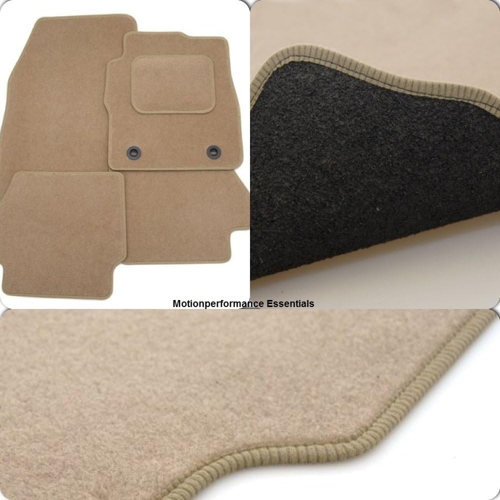 Custom Fit Tailor Made Beige Carpet Car Mats for Subaru Legacy (2003-2009) - Double Drivers Side Protection Heel Pad