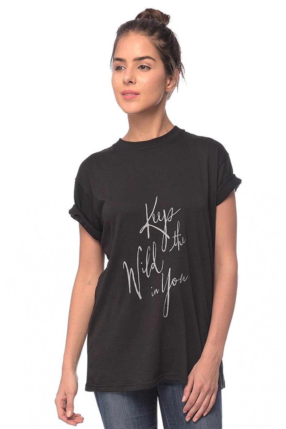 yoloclan keep the wild t-shirt - for women(black)