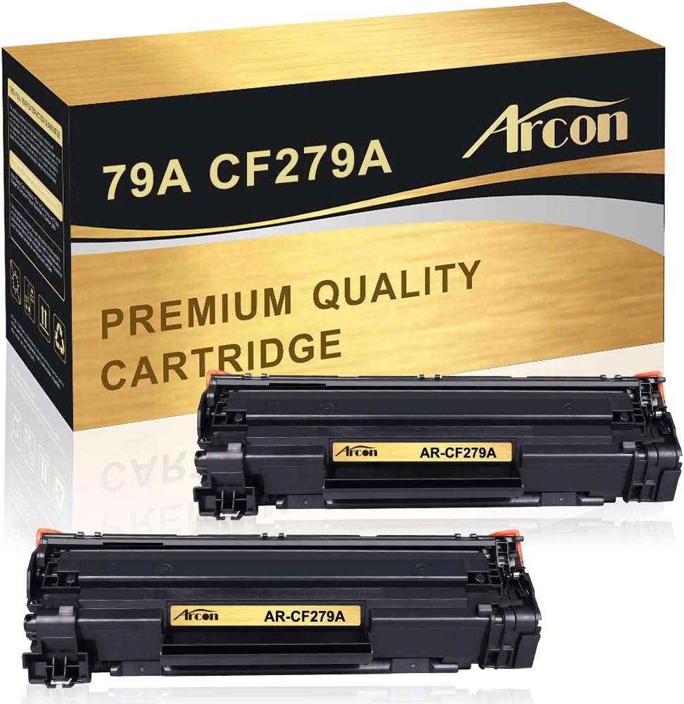 Arcon Compatible Toner Cartridge Replacement for HP 79A CF279A Toner for HP Laserjet Pro M12W HP Laserjet Pro M12A M12 Toner HP Laserjet Pro MFP M26NW HP Laserjet Pro MFP M26A M26 M12W M12A 2 Packs